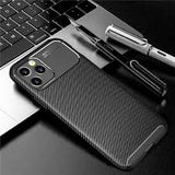 Luxury Carbon Fiber Phone Case For iPhone- Coque Capa