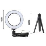 Ring Light Dimmable Luces LED Selfie Video Photo Makeup