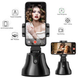 Smart Portable Selfie Stick,360°Rotation Auto Face Object Tracking Camera