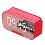 High Quality 5.0 Speaker Mirror Alarm Clock With Phone Holder Function