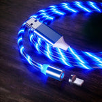 Glow LED Lighting Charging Magnetic Cable USB Micro Charger