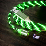Glow LED Lighting Charging Magnetic Cable USB Micro Charger